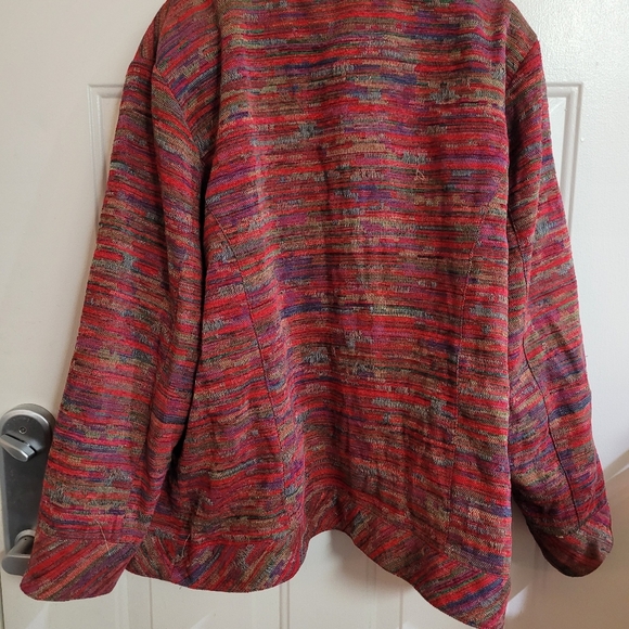 Coldwater Creek Multi-Colred Blazer Size 2X - Picture 4 of 6